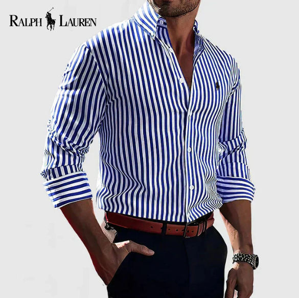 RL Striped Cotton Dress Shirt