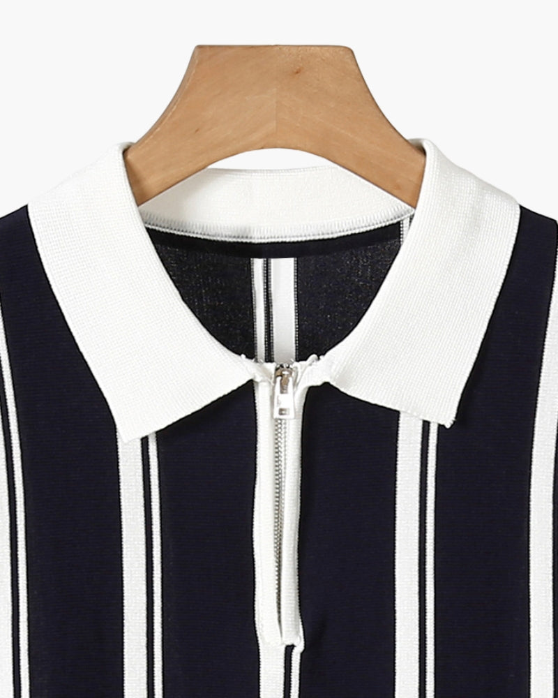 Modena half-zipper