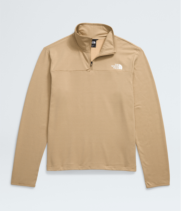 Fleece TNF Herren Cedar Trail Grid 1/4 Zip Khaki Stone