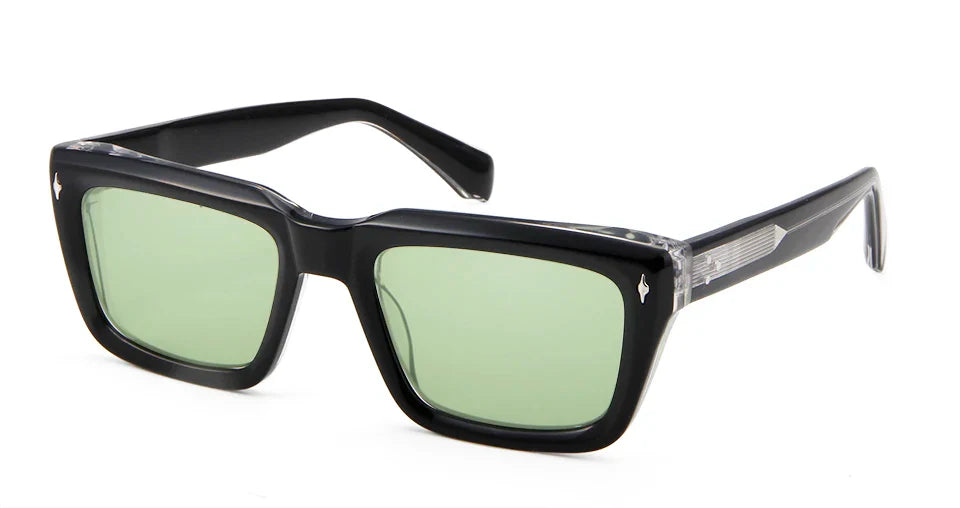ESNERO® Crystal Acetate Square Sunglasses