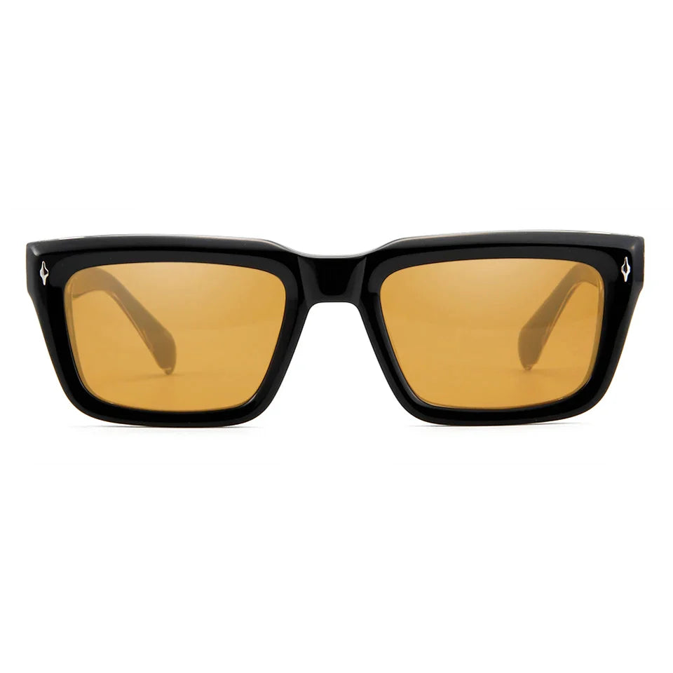 ESNERO® Crystal Acetate Square Sunglasses