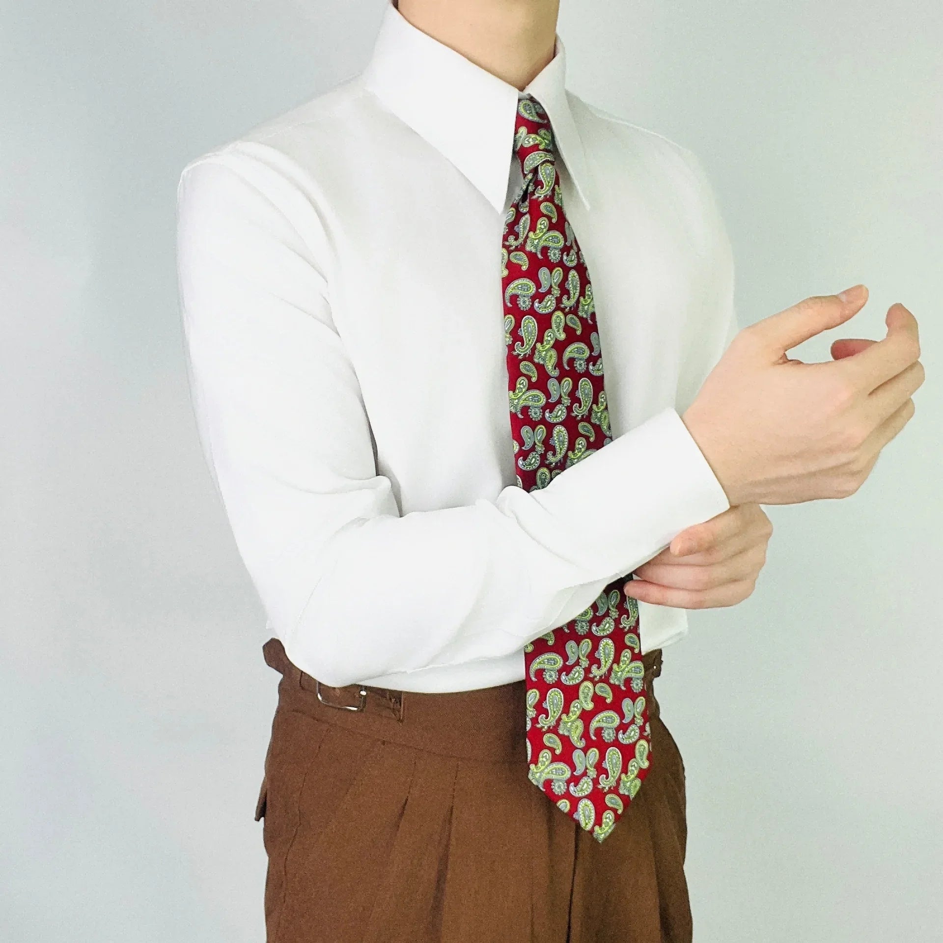 TESSARI® Ice Silk Button Business Polo Shirt