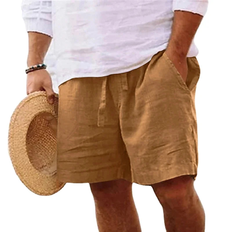 MIKHAIL® Cotton Solid Color Short