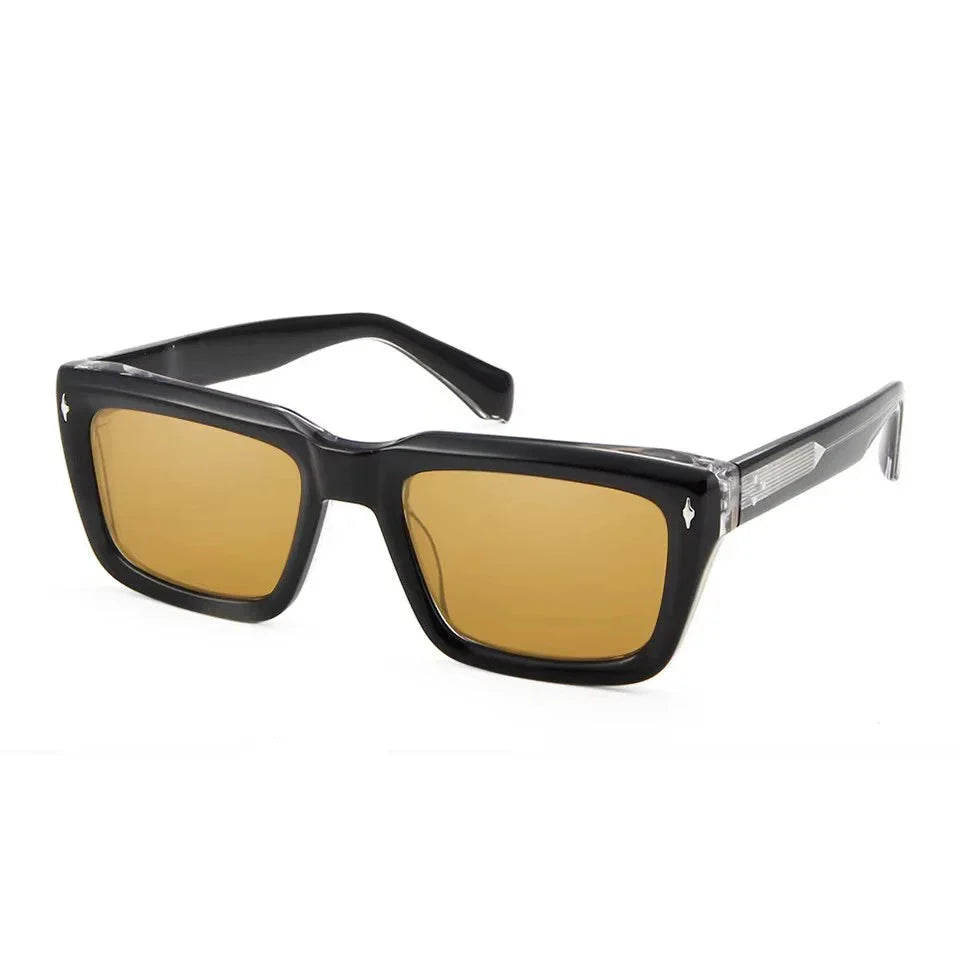 ESNERO® Crystal Acetate Square Sunglasses
