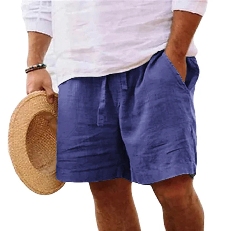 MIKHAIL® Cotton Solid Color Short
