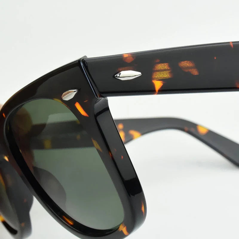RIVETTO® Classic Glass Lens Sunglasses