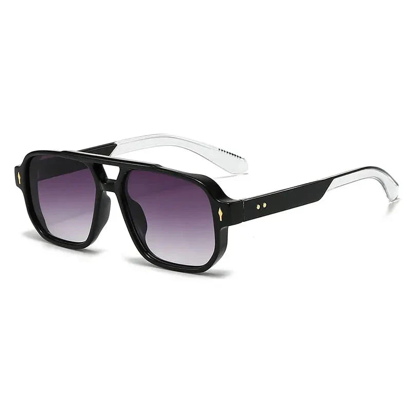 STIRLING® Square Tortoiseshell Preppy Sunglasses