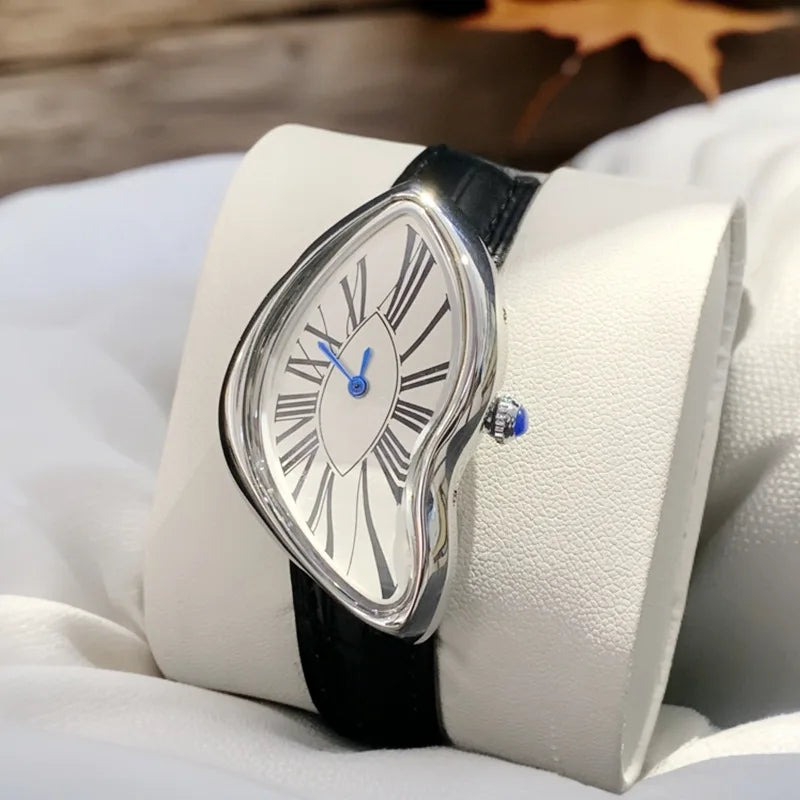 DALVERO® Surrealist Sapphire Crystal Watch – Avant-Garde Edition