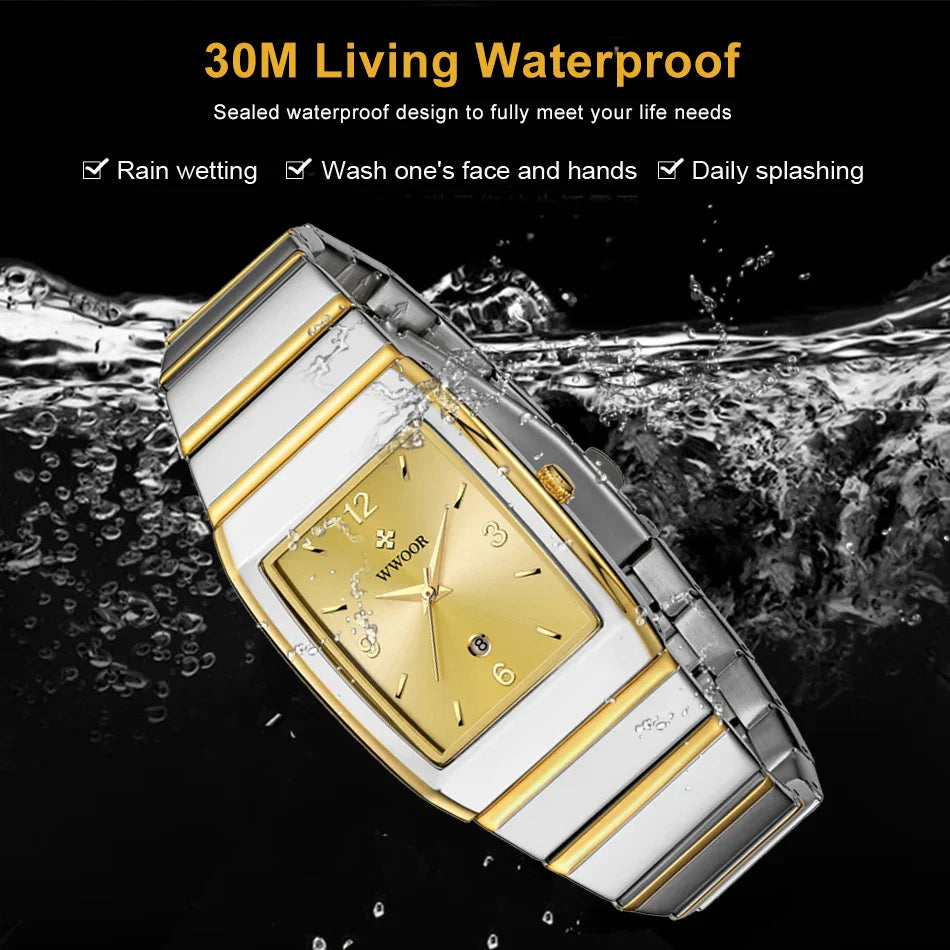 LYON® Luxury Man's Square Watch