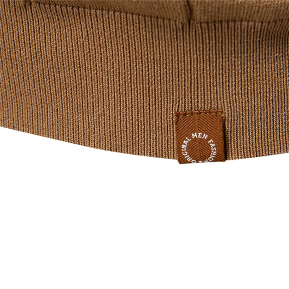 CASTELVI® Zip-Collar Knit Polo Shirt