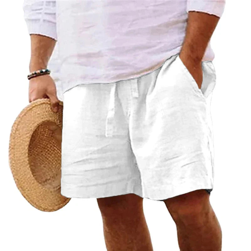 MIKHAIL® Cotton Solid Color Short