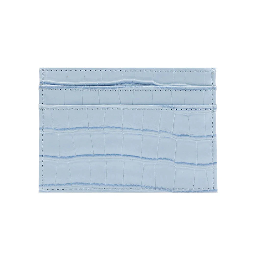 NERO® Croco-Embossed PU Leather Card Wallet
