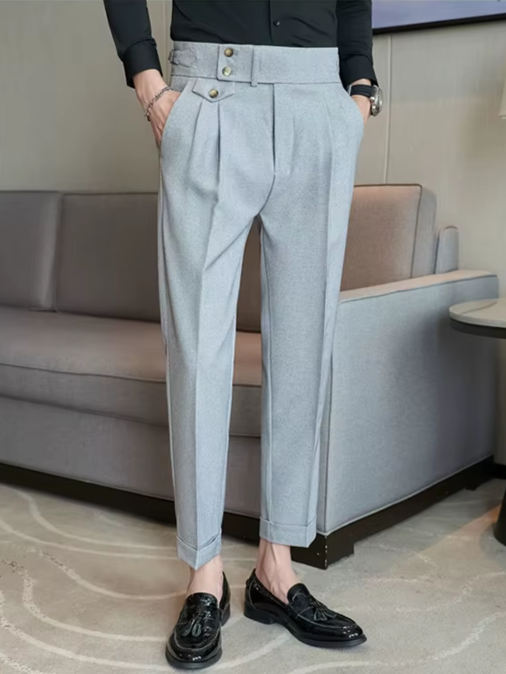 ARLINGTON® 2026 British Style High Waist Slim Fit Suit Pants for Men