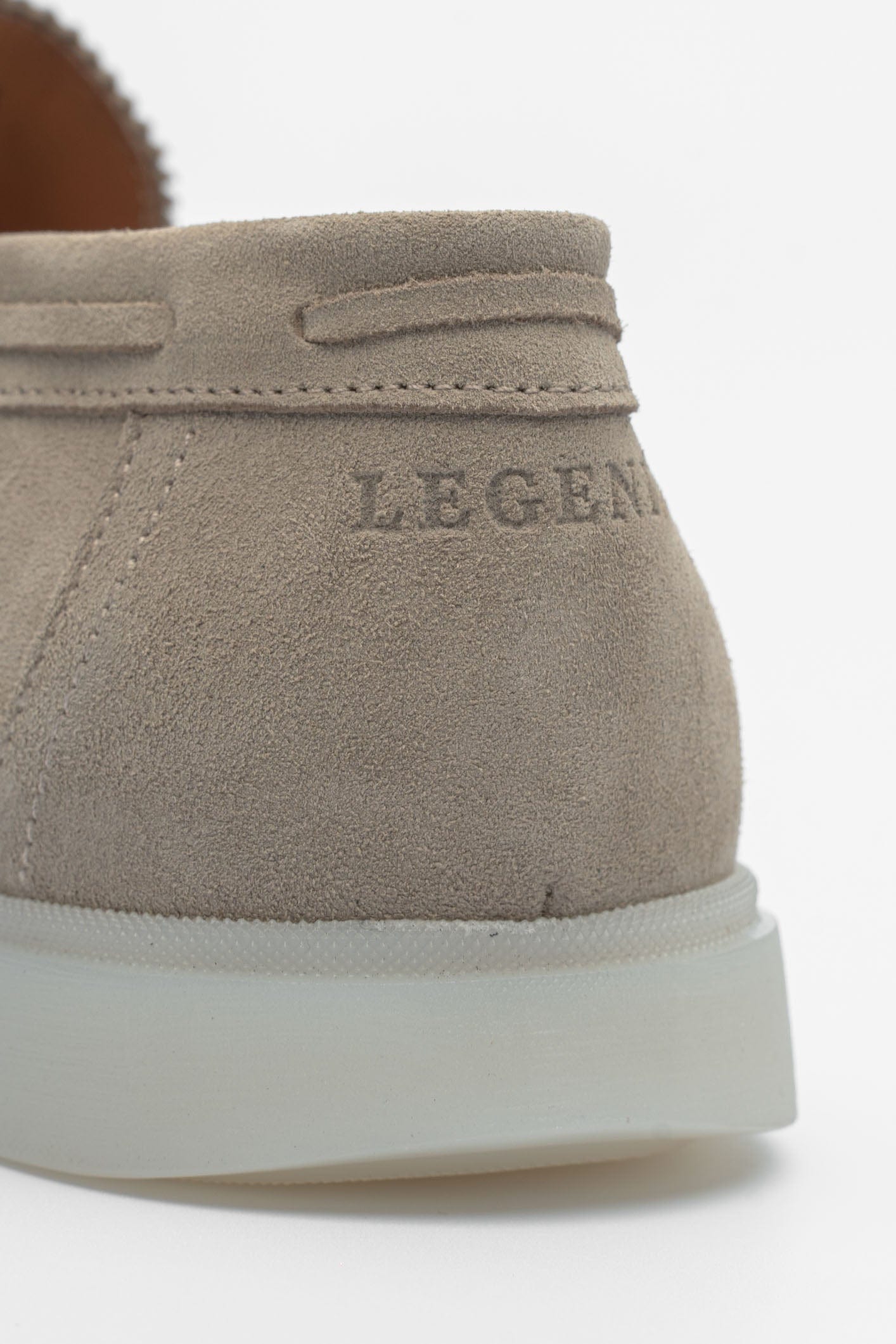 SUEDE LOAFER - BEIGE