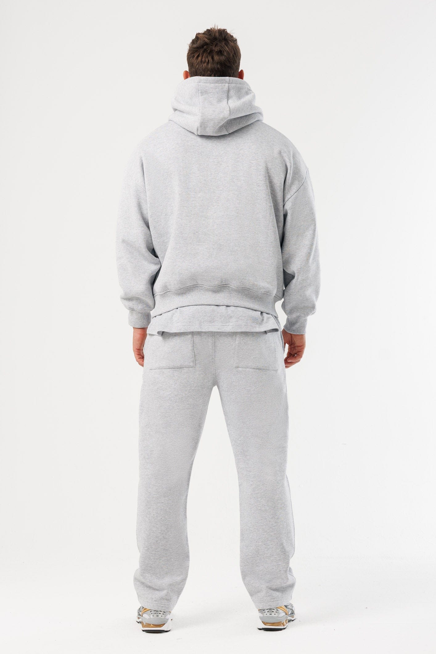 HOODIE - GREY MARL