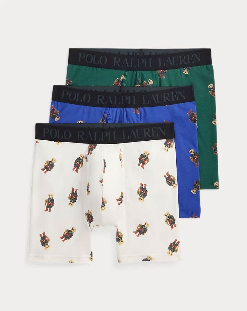 RL 4D-Flex Polo Bear Boxers 3-Pack