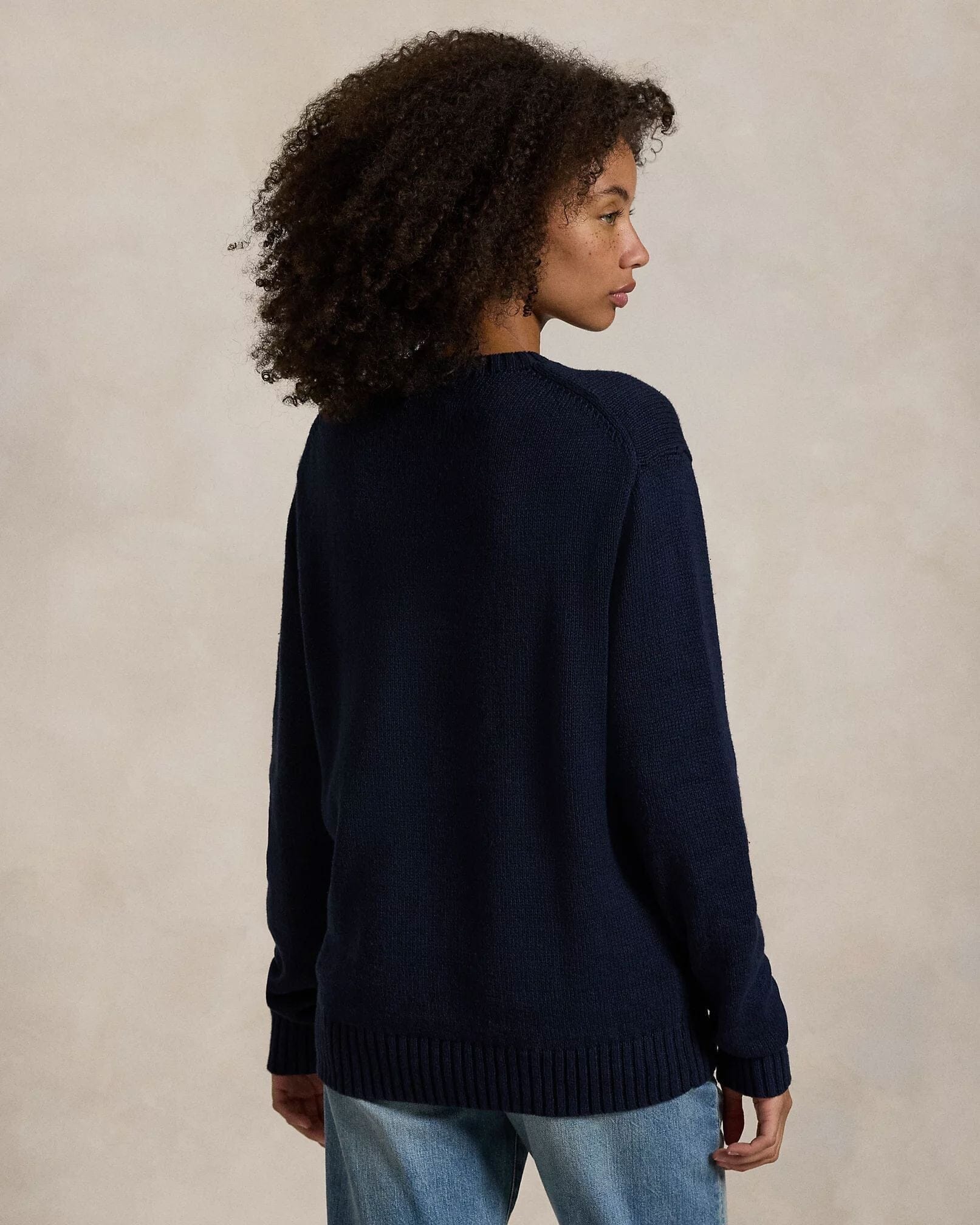 RL Polo Bear Cotton-Linen Sweater