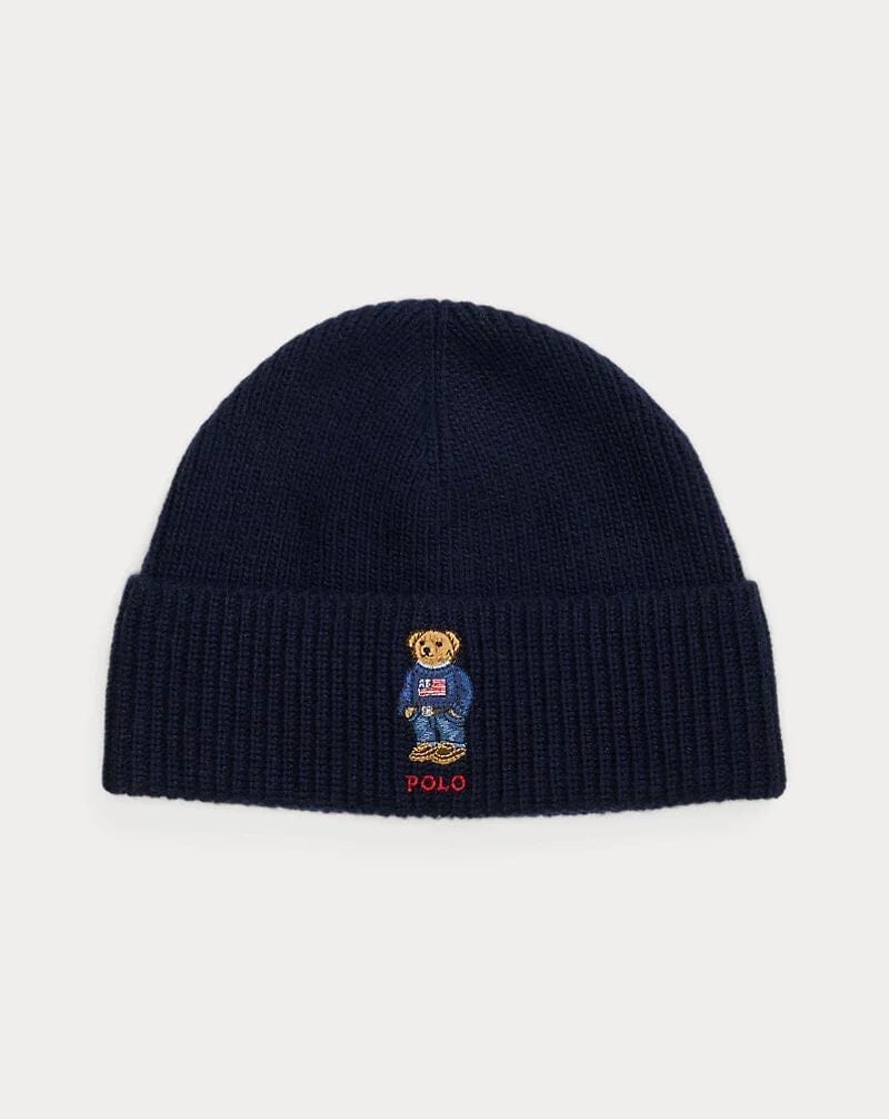 RL Polo Bear Rib-Knit Beanie