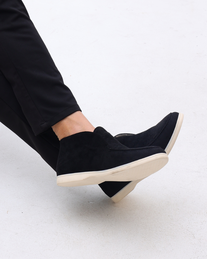 High Suede Slipper