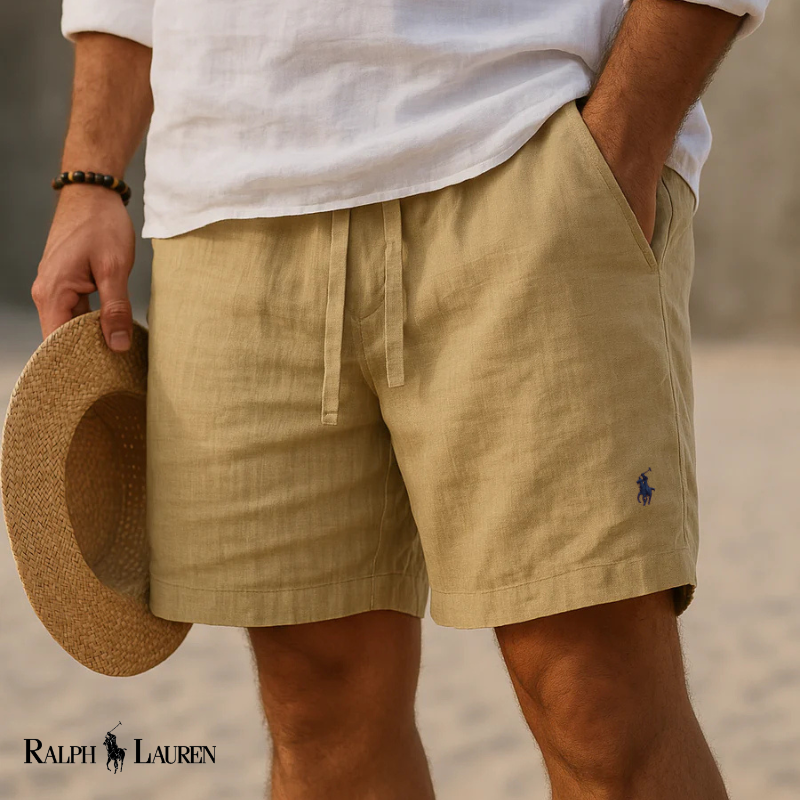 RL Heritage Linen Capri Shorts