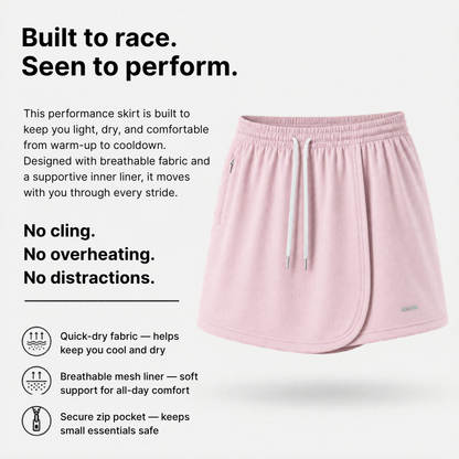 RUNNR AeroSkirt 2-in-1 Running Skirt