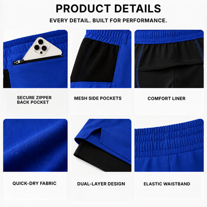 RUNNR FlowSprint 2-in-1 Running Shorts