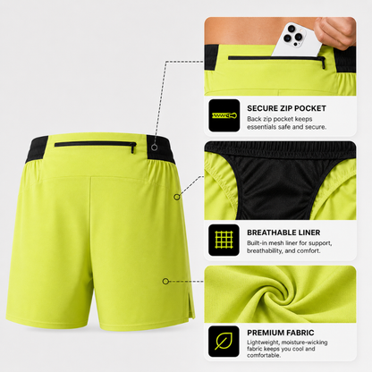 RUNNR AeroSplit Men's Running Shorts