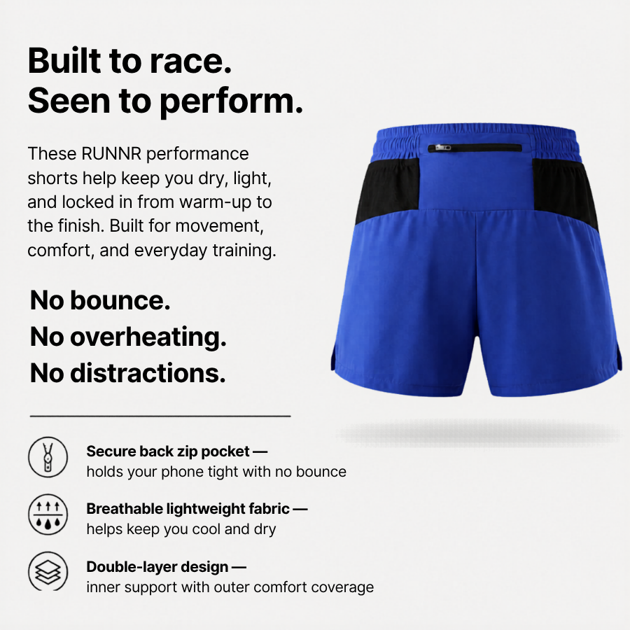 RUNNR FlowSprint 2-in-1 Running Shorts