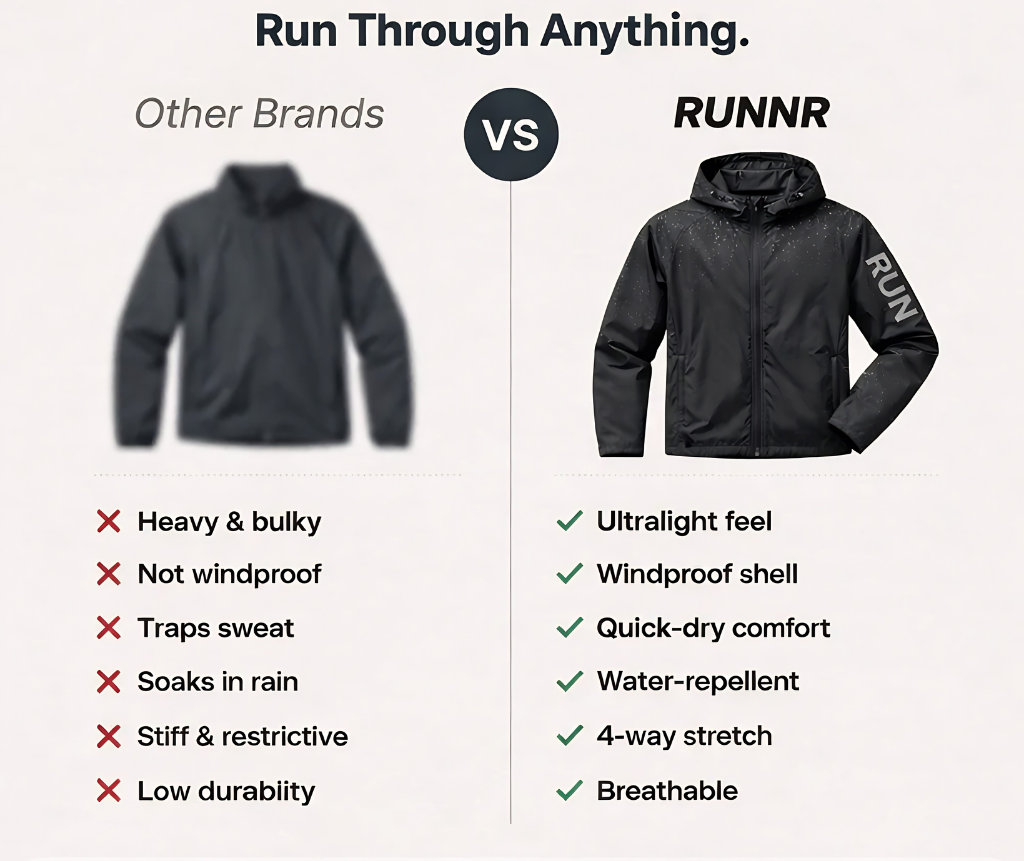 RUNNR Aero — Lightweight Hooded Running Jacket
