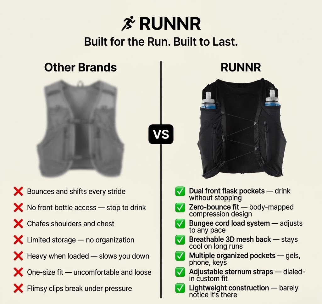 RUNNR™ Endurance Hydration Vest