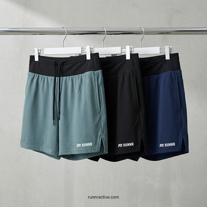 RUNNR Marathon Shorts — Built-In Belt