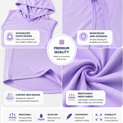 RUNNR AeroHood Woman's Singlet