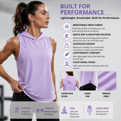 RUNNR AeroHood Woman's Singlet
