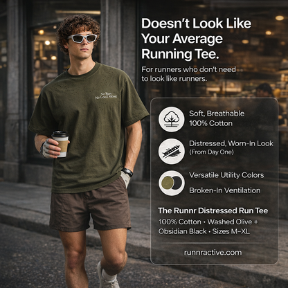 Runnr Distressed Run Tee