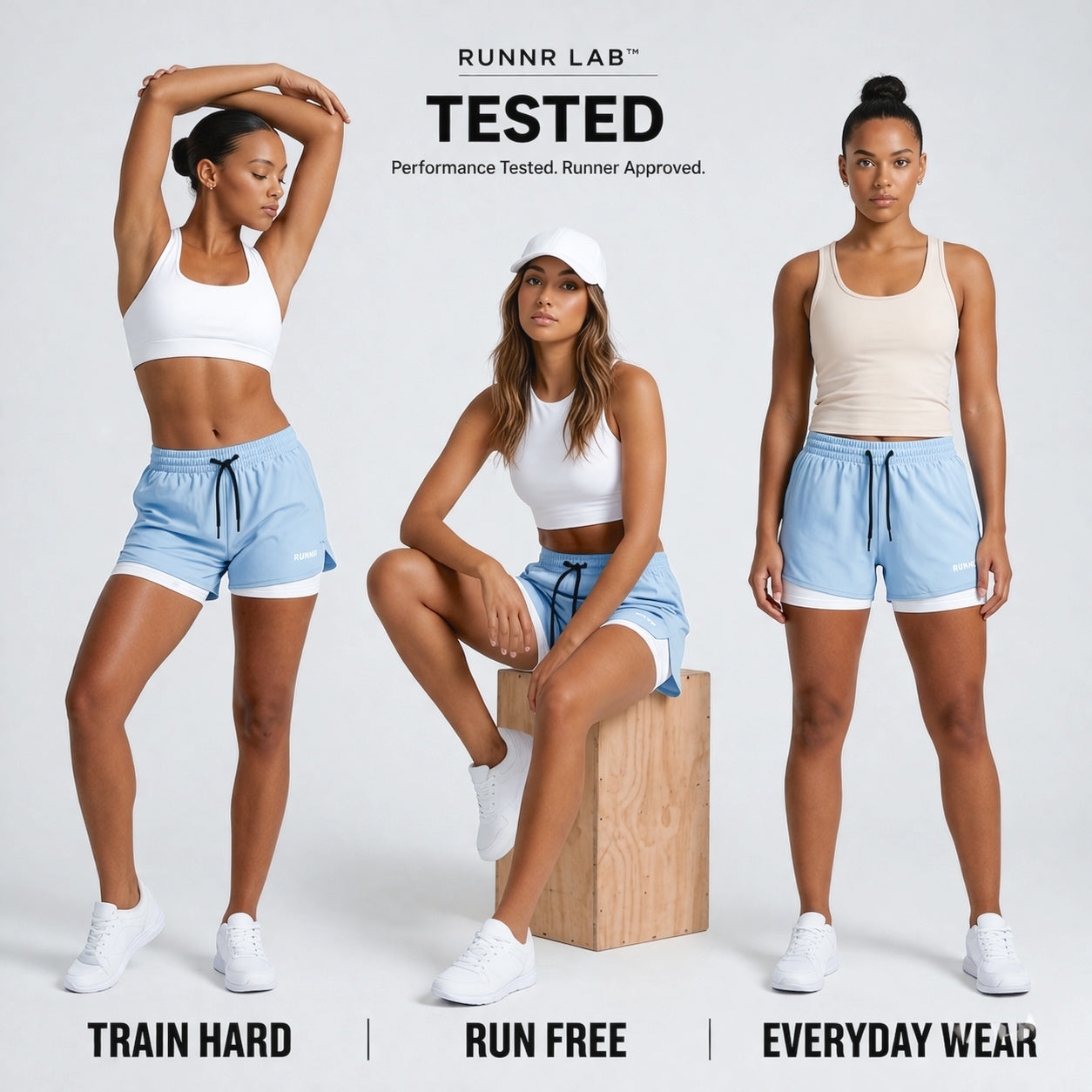 RUNNR Women 2-in-1 Running Shorts