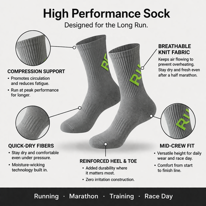 RUNNR Endurance™ Running Socks