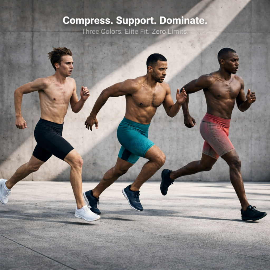 RUNNR™ Compression Double-Deck Shorts – Elite Fit for Running & Training