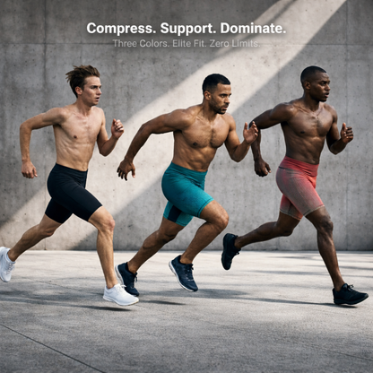 RUNNR™ Compression Double-Deck Shorts – Elite Fit for Running & Training