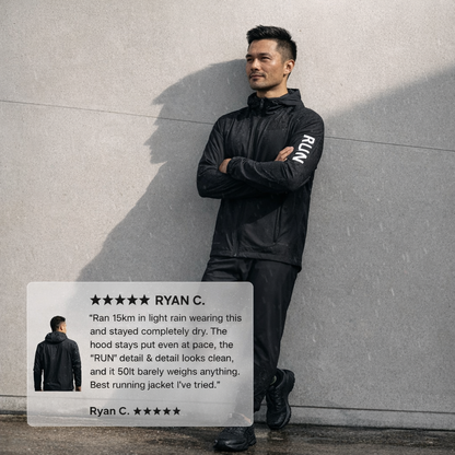 RUNNR Aero — Lightweight Hooded Running Jacket