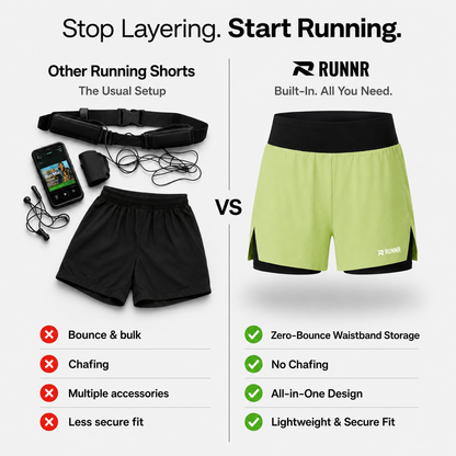RUNNR PaceVault Shorts