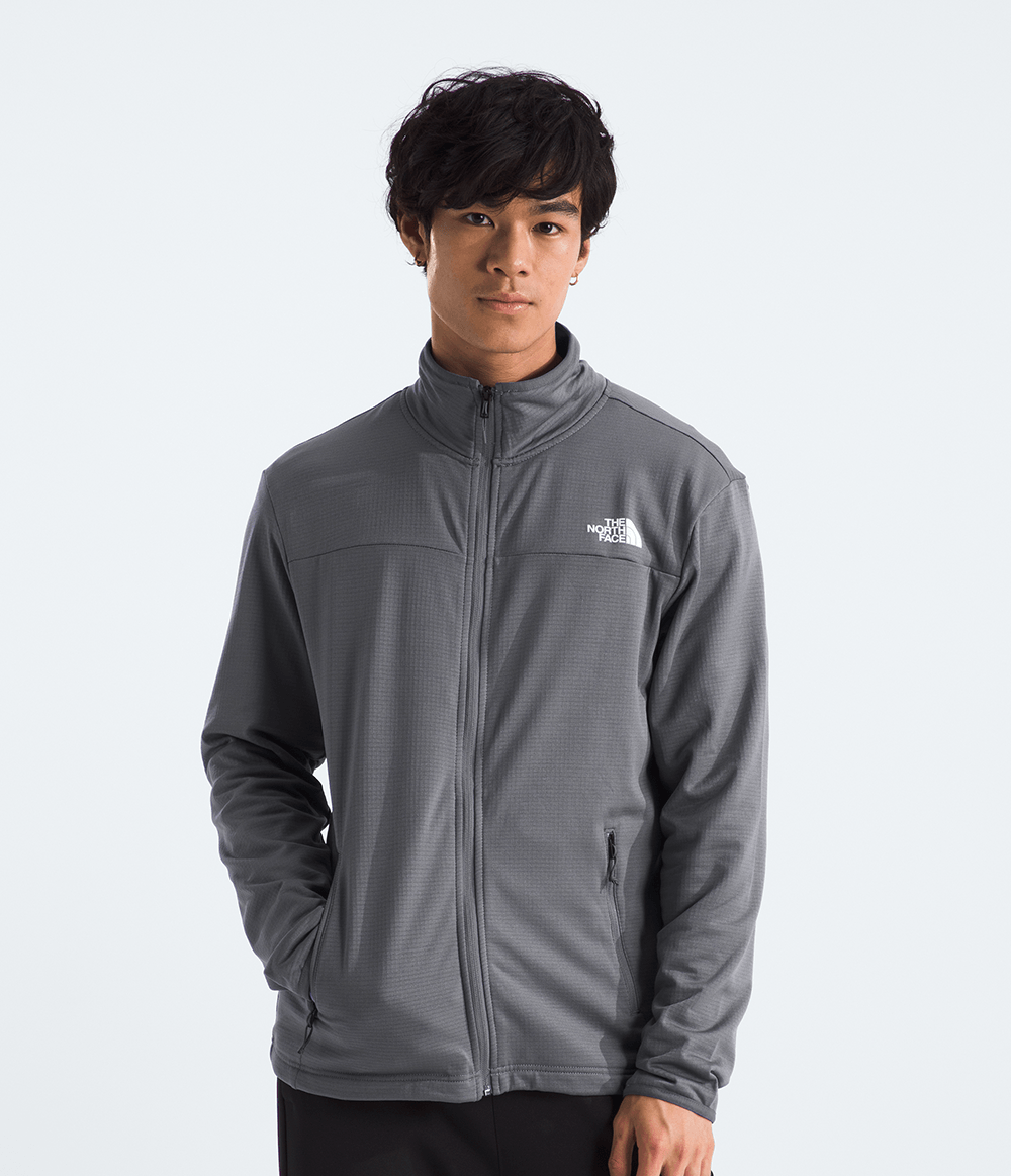 Trail Grid Full Zip Smoked Pearl