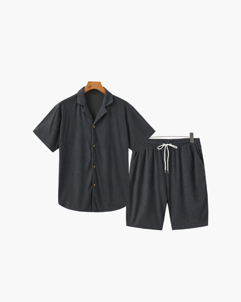 The Riviera Velvet Corduroy Set