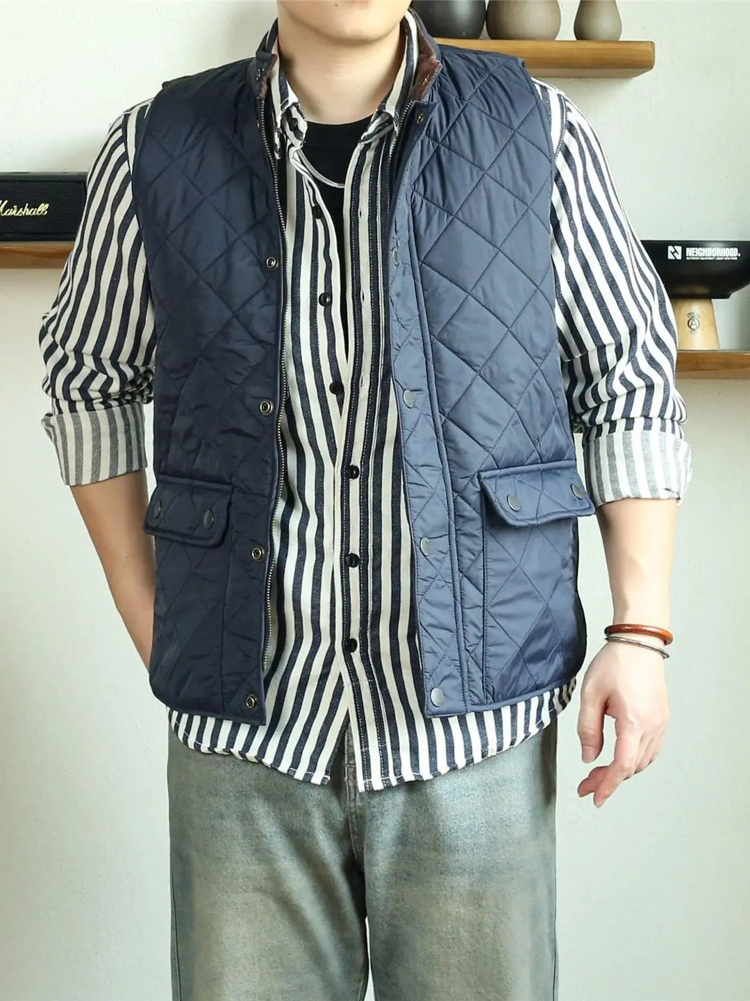 BROGUE® Quilted Cotton Zip Vest