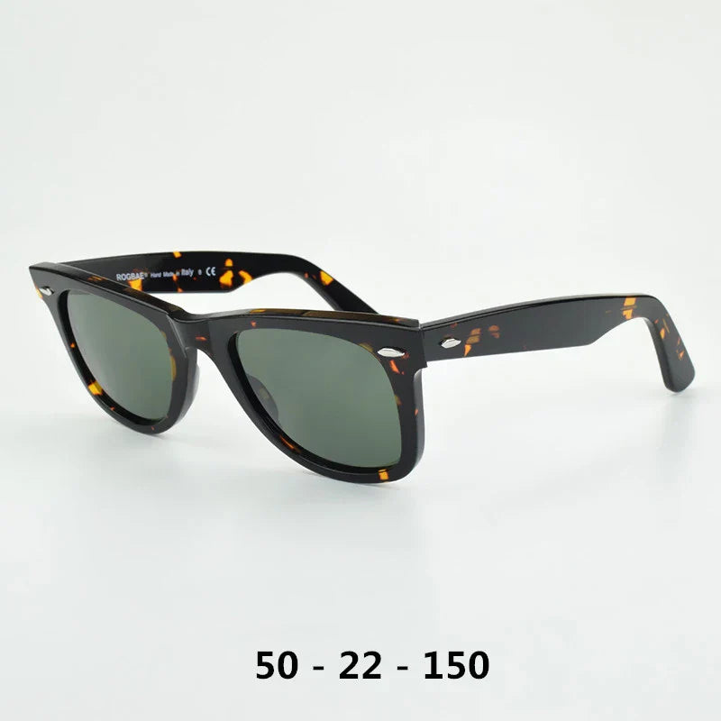 RIVETTO® Classic Glass Lens Sunglasses