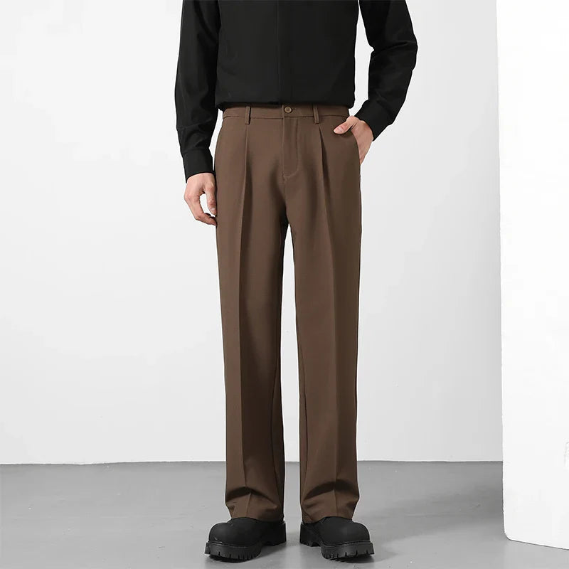 BRINDISI® Loose Straight Drape Trousers