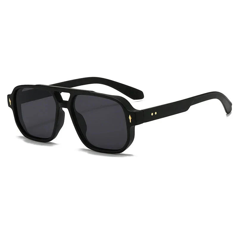 STIRLING® Square Tortoiseshell Preppy Sunglasses