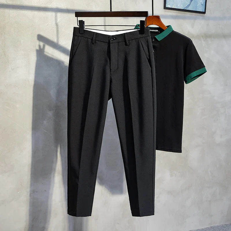 NAPOLI® Naples Denim High-Waist Straight Trousers