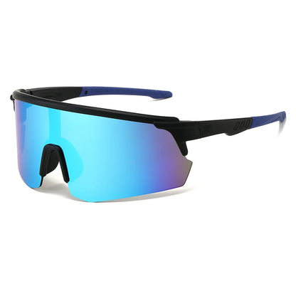 RUNNR Sports Sunglasses — UV400 Protection · Anti-Fog · Mirrored Wraparound Lens