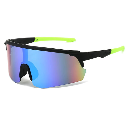 RUNNR Sports Sunglasses — UV400 Protection · Anti-Fog · Mirrored Wraparound Lens
