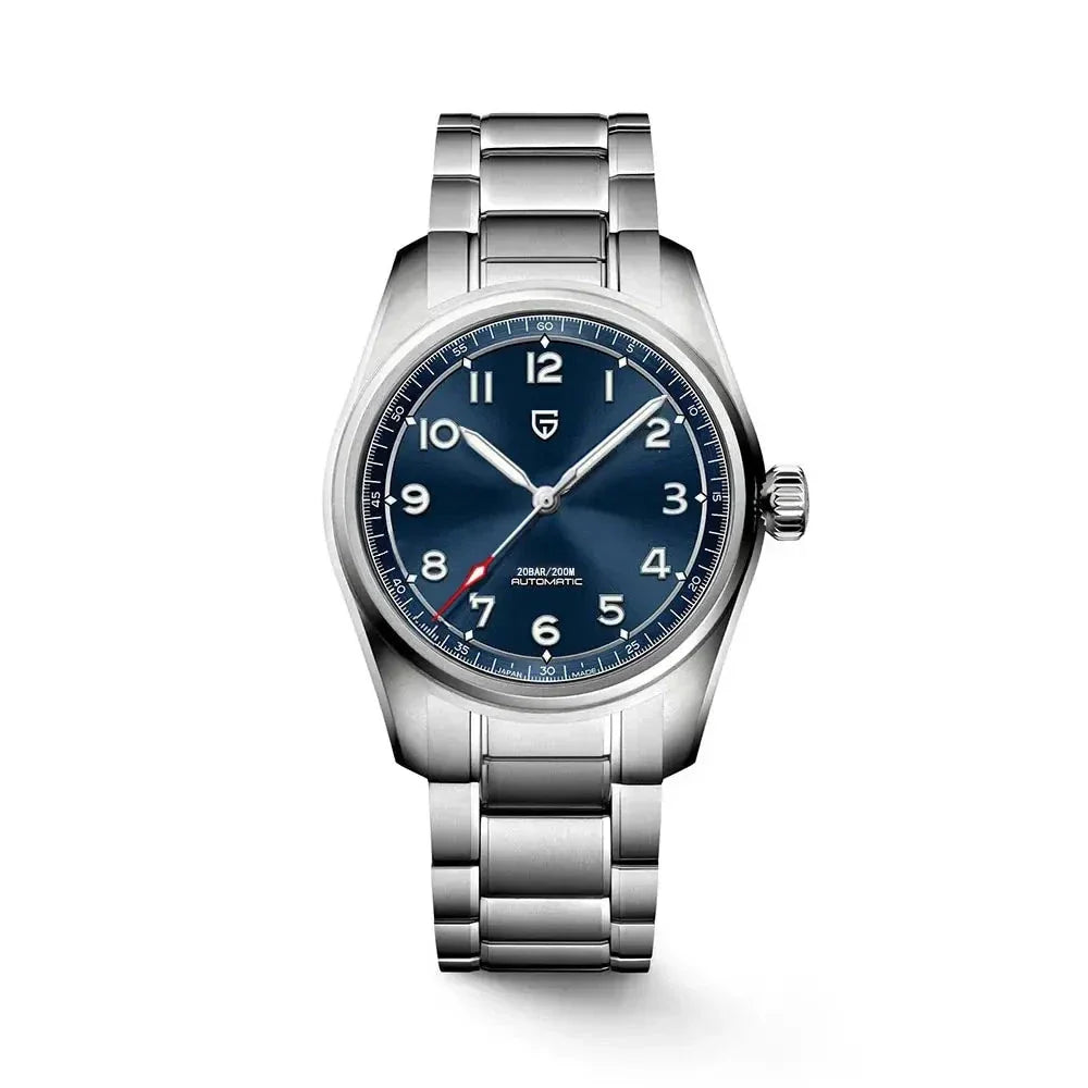 STELVON® 2026 New 38MM Men's Pilot Automatic Mechanical Watch NH35A YN55A Sapphire Waterproof 200m
